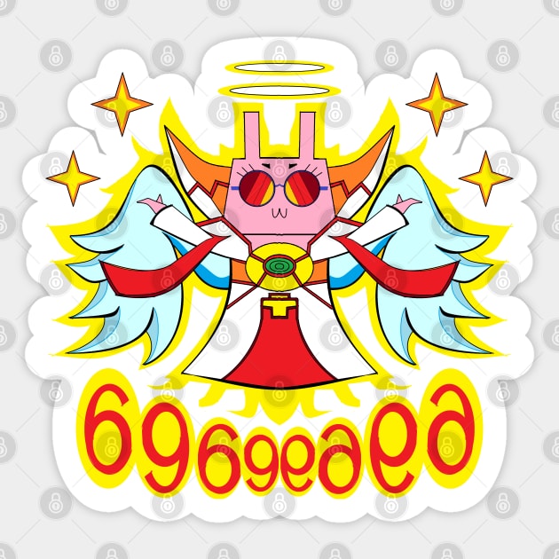 RabbitZaa #026 Angel 69 Sticker by TABCXON